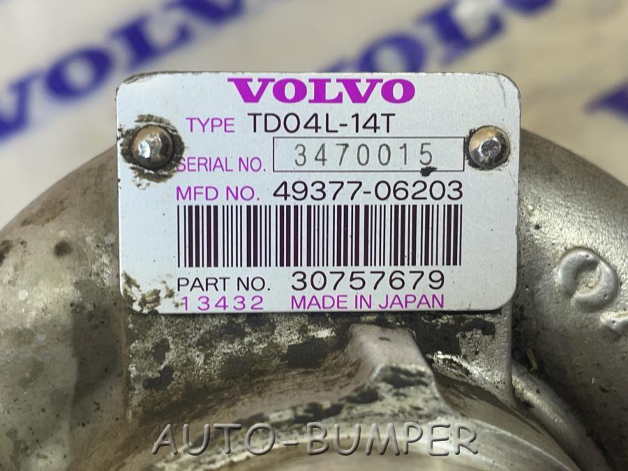 Volvo  2.5L B5254T2 Турбокомпрессор (турбина) 30757679, 49377-06203, TD04L-14T